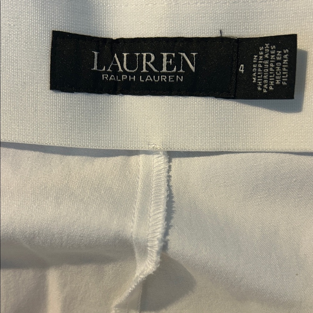 Lauren Ralph Lauren Crisp White Chinos - Picture 8 of 9